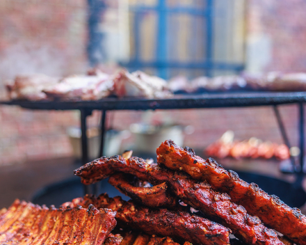 BBQ met bakservice foto's