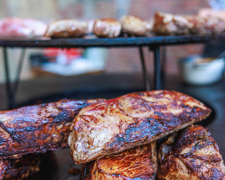 BBQ met bakservice foto's